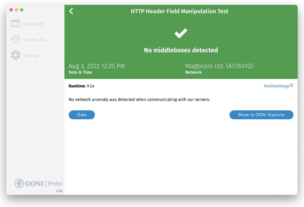 HTTP Header Field Manipulation measurement HTTP Header Field Manipulation measurement